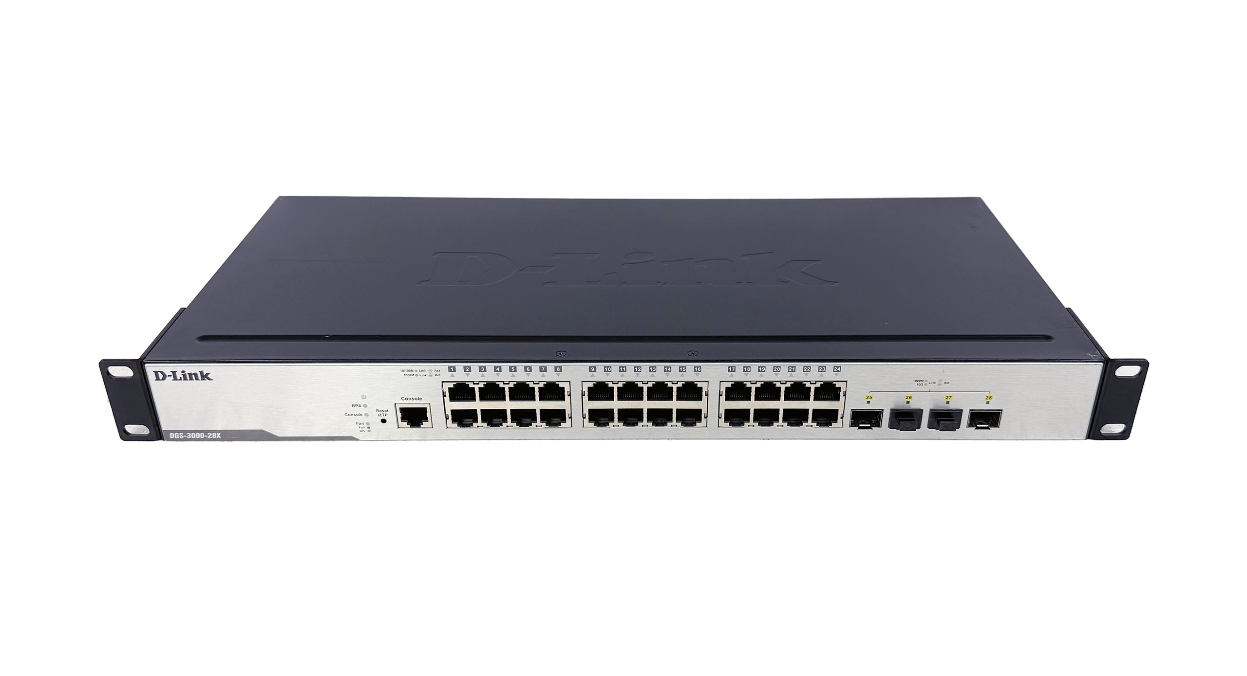D-Link DGS-3000-28X 24-Port Managed Gigabit Switch 4x10G SFP+ | eBay