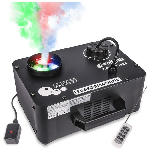 EVOLIGHTS ERUPTO 900 wytwornica dymu pionowego mgły LED pilot