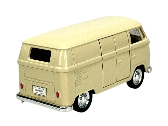 新品 1963 Volkswagen Bus フォルクスワーゲンバス WELLY WELLY 1963 VW VOLKSWAGEN TRANSPORTER T1 BUS BEIGE 1:34 DIE