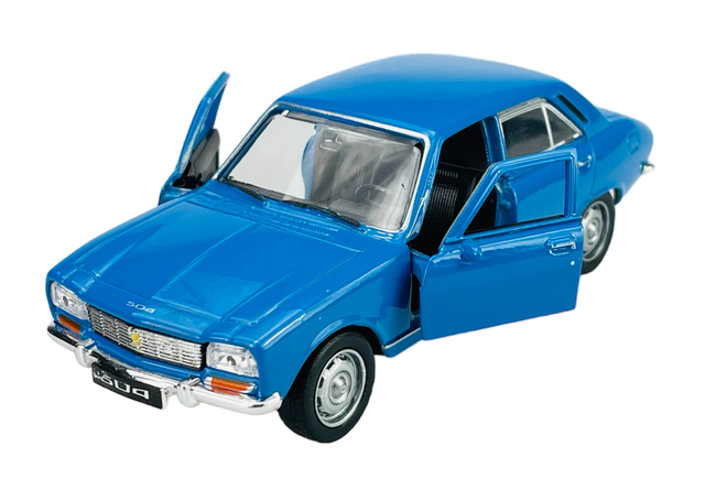 Welly 1:18 Peugeot 504 Year 1975 white 18001 model car 18001