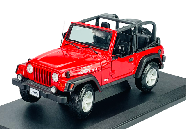 Maisto Jeep Rubicon レッド Amazon.com: Maisto 2004 Jeep Wrangler Rubicon 1:18 Diecast