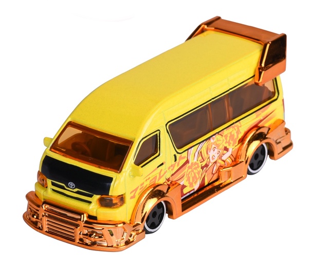 MAJORETTE JAPAN SERIES TOYOTA HIACE YELLOW 1:64 DIE CAST