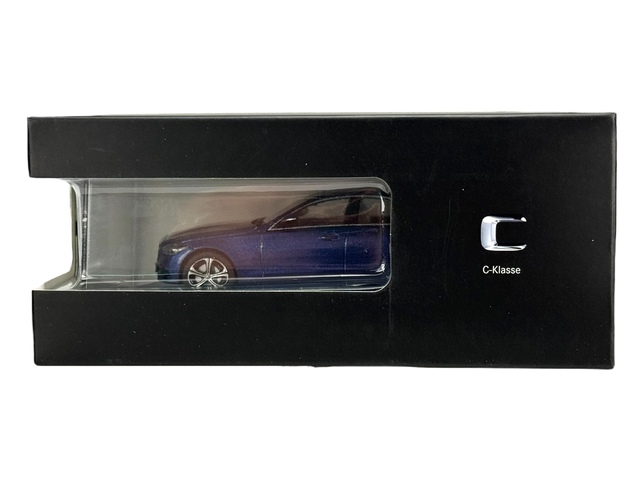 DEALER MODEL MERCEDES-BENZ C-CLASS W206 SPECTRAL BLUE 1:43 DIE