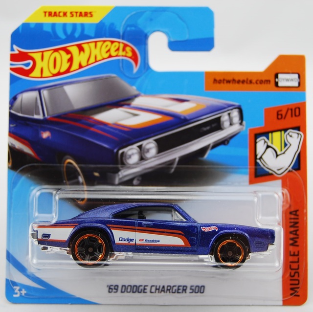 /'69 Dodge Charger 500 50th Anniversary Green Hot Wheels
