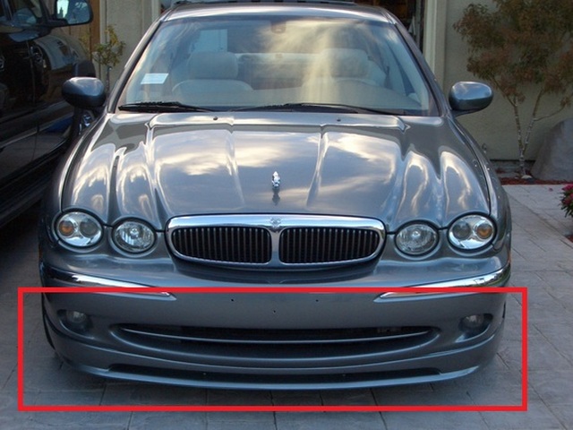 jaguar x type front bumper