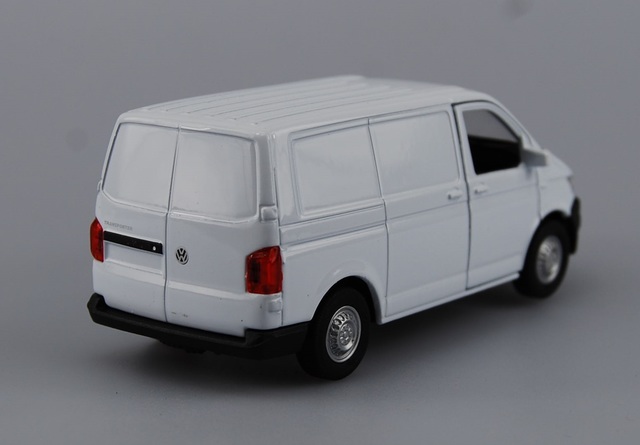 WELLY VW VOLKSWAGEN TRANSPORTER T6 VAN WHITE 1:34 DIE CAST METAL NEW IN ...