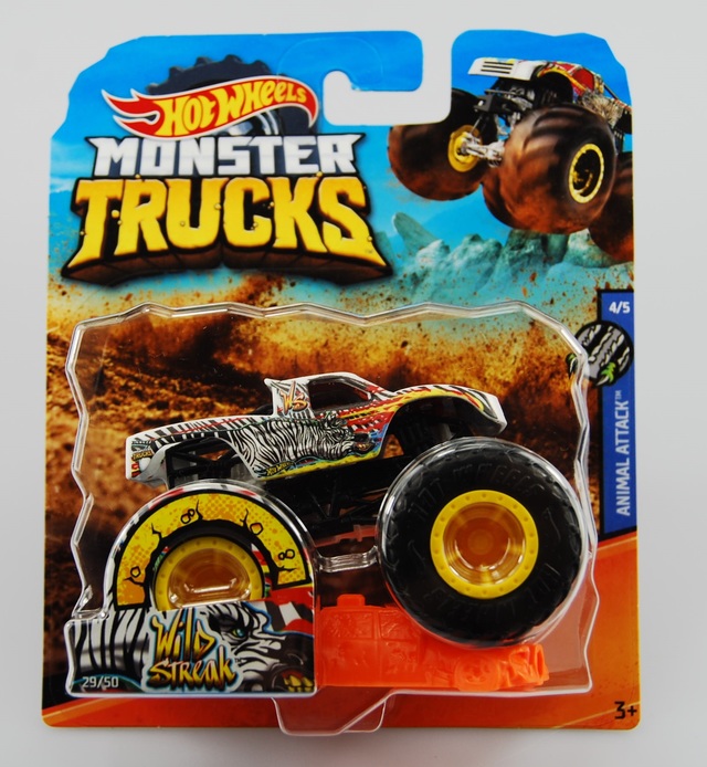 HOT WHEELS MONSTER TRUCKS 2019 WILD STREAK 29/50 GBT53 1:64 NEW | eBay