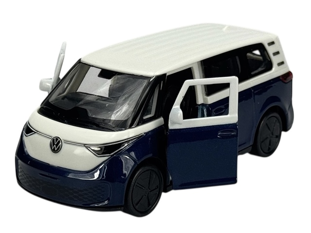 WELLY VW VOLKSWAGEN ID. BUZZ WHITE-BLUE 1:34 DIE CAST METAL MODEL