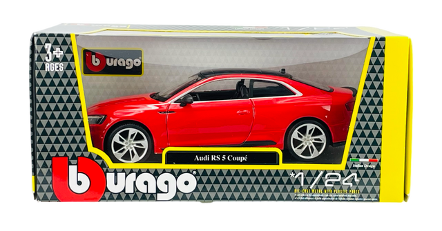 Maquette voiture : Metal Kit : Audi A5 Grise - BBurago - Rue des