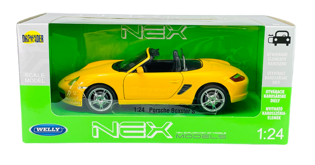 高速配送 1/43 黄 BoxsterS PORSCHE Champs Mini 乗用車 - 乗用車