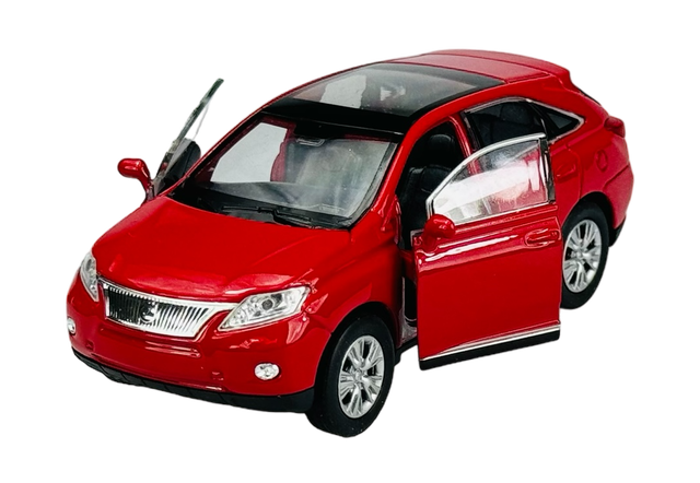 WELLY LEXUS RX 450h RED 1:34 43641 NEW DIECAST METAL MODEL