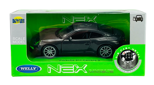 WELLY PORSCHE 911 (991) CARRERA S 4.5 INCHES BRIGHT RED FREE