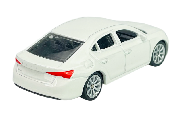 WELLY 2019 SKODA OCTAVIA MK4 WEISS 1:60 DIE CAST METAL MODEL