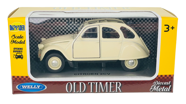 CITROEN 2CV(1966)　ベージュ　SOLID　箱あり CITROEN 2CV(1966) ベージュ SOLID 箱あり - メルカリ