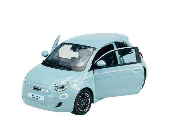 フジミ模型 1/24 FIAT500 2mvetro Classic Fiat 500 1/24 Scale Diecast Model - Black - Walmart.com