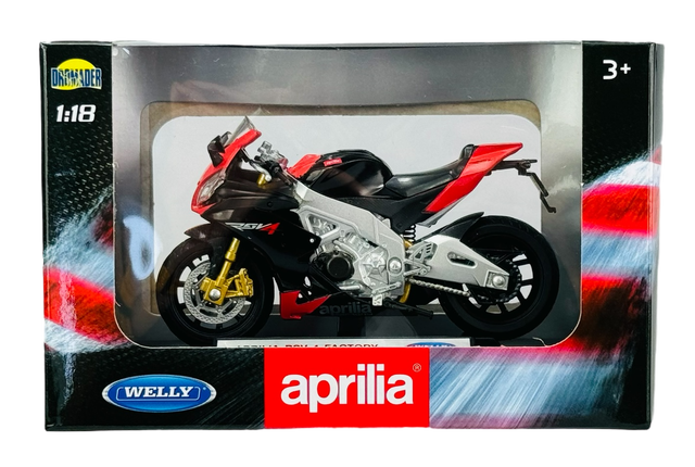 その他 SHOP WELLY APRILIA RSV 4 FACTORY 1:18 DIE CAST MODEL NEW IN BOX