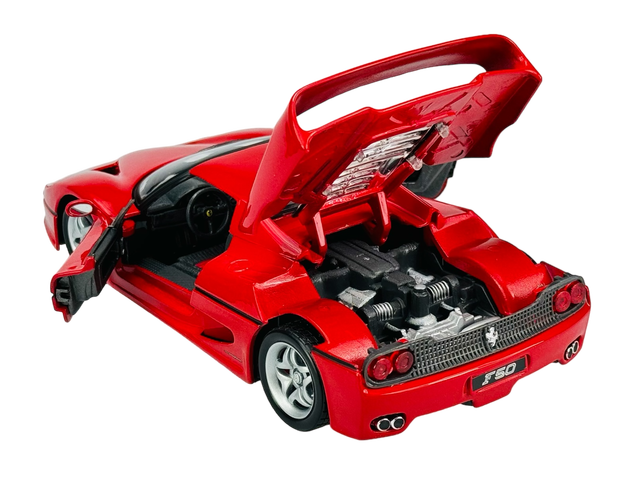 Bburago 18-26010 1:24 scale Ferrari R&P (w/o stand) F50 Red