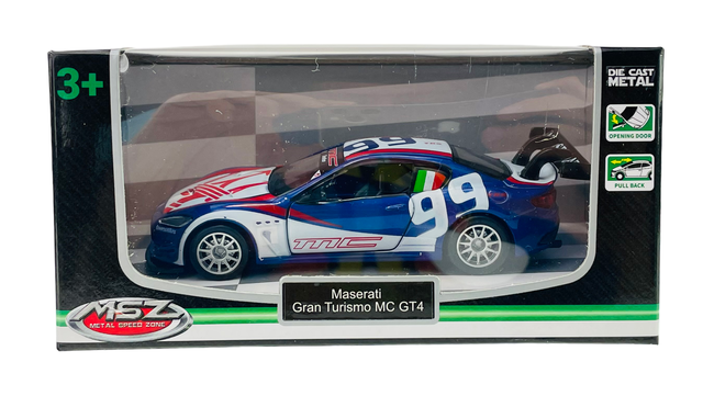 ミニカー Maserati MC GT4 1 of 1,584 pcs CCA 1:32 Maserati Gran Turismo MC GT4 simulation alloy die
