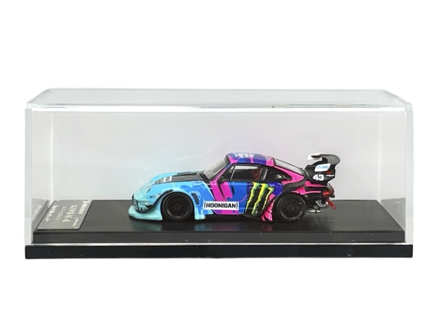 STREET WARRIOR PORSCHE 911 993 GT RWB HOONIGAN MONSTER 1:64 DIE