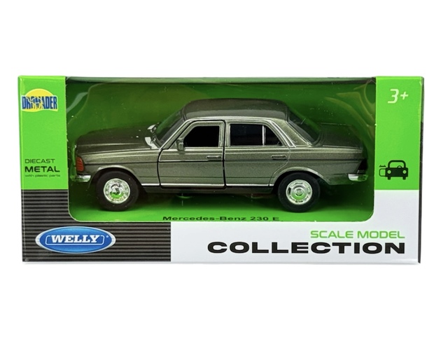 WELLY MERCEDES-BENZ E KLASA W123 E-CLASS GREEN 1:34 DIE CAST MODEL