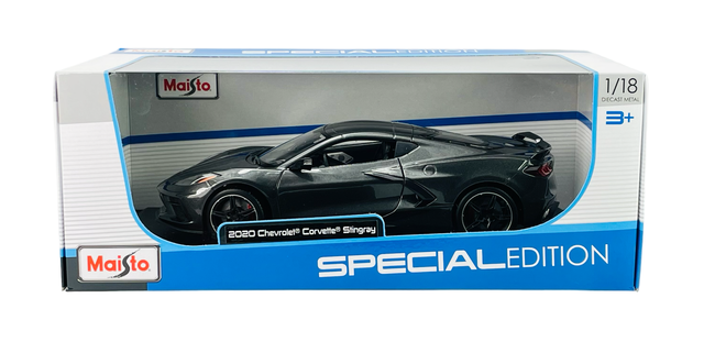  Maisto 1:18 Special Edition 2020 Chevrolet Corvette Stingray  Z51 - Grey : Toys & Games