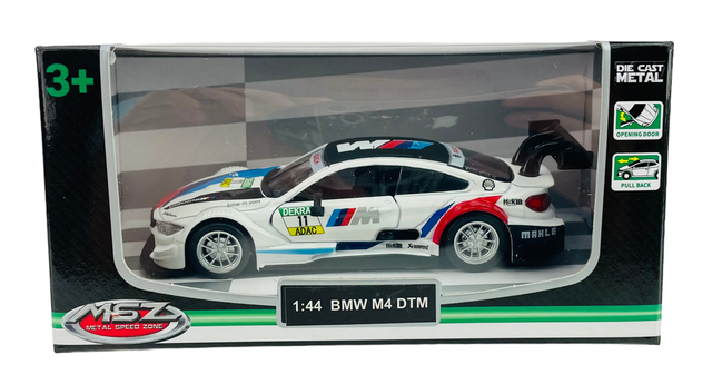 MSZ BMW M4 DTM WHITE 1:44 DIE CAST METAL MODEL NEW IN BOX | eBay