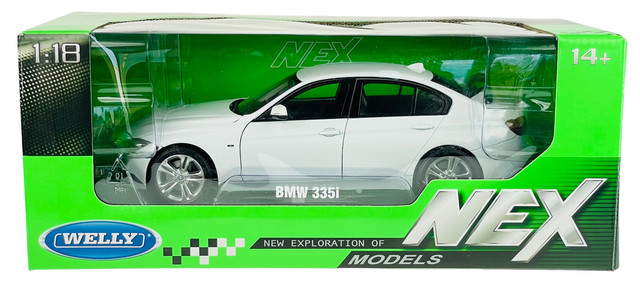 WELLY BMW 335i F30 3 SERIES WHITE 1:18 DIE CAST METAL MODEL