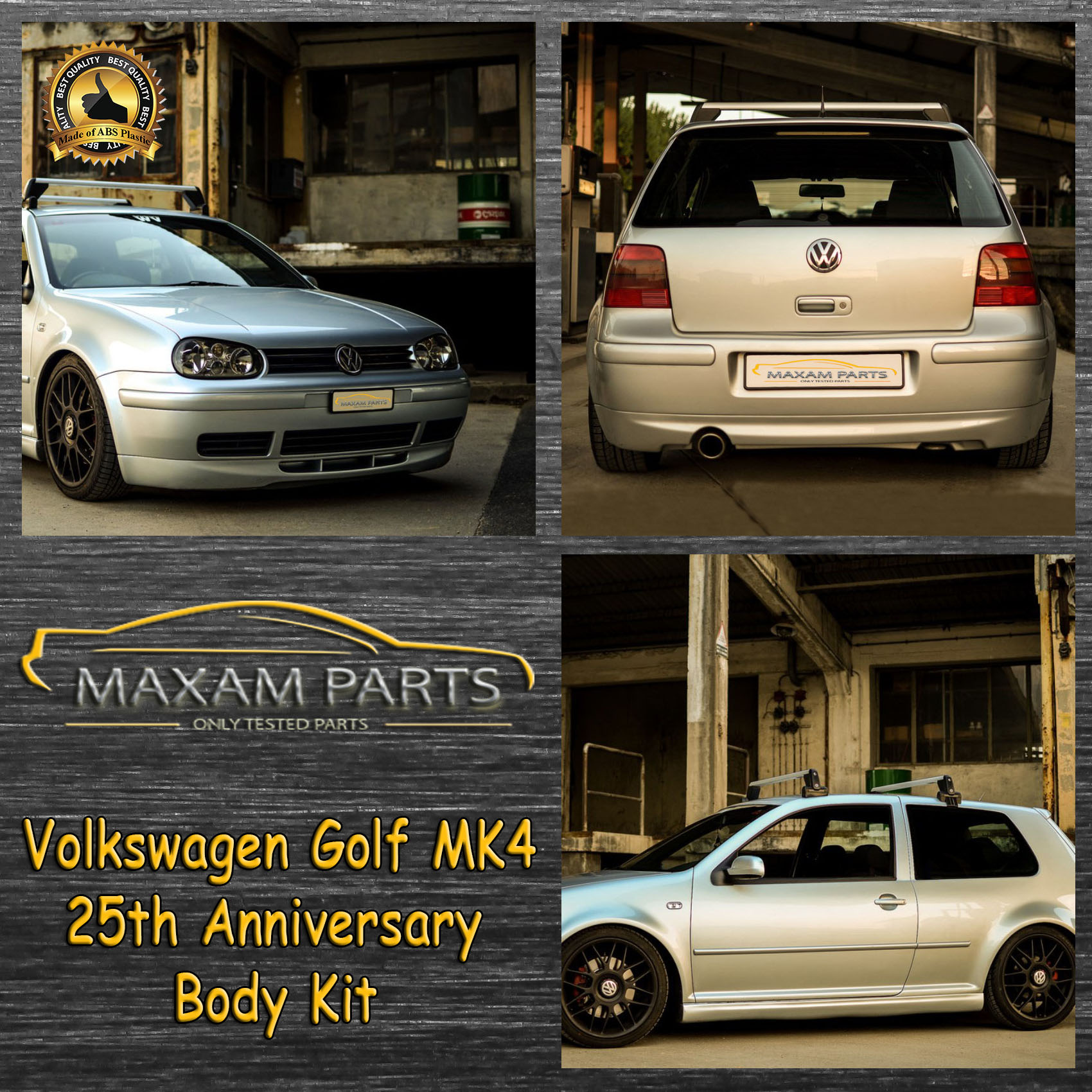 VW GOLF IV 4 MK4 25th ANNIVERSARY BODYKIT BODY KIT ABS PLASTIC eBay