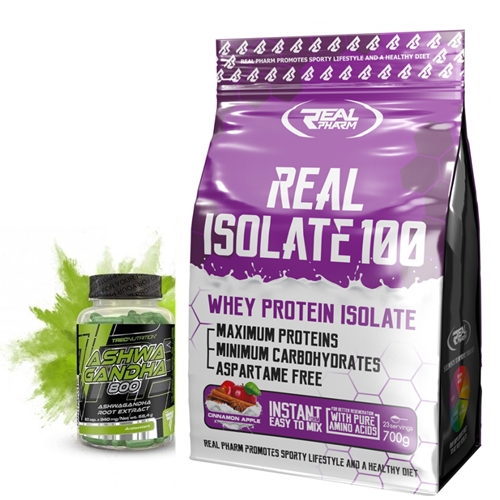 Real pharm ISOLATE 700g masło orzechowe