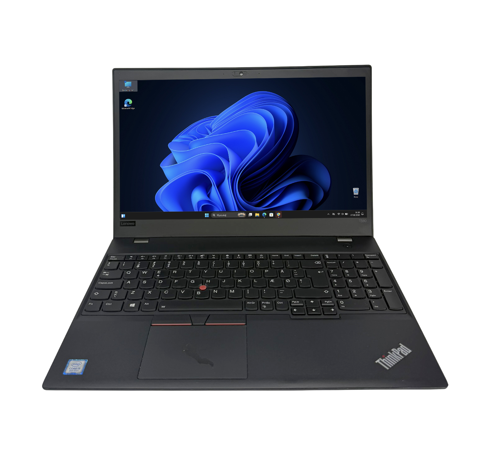 Lenovo ThinkPad T580 i5-8250U 8GB 256GB NVMe Windows 11 + AC Adapter image 2