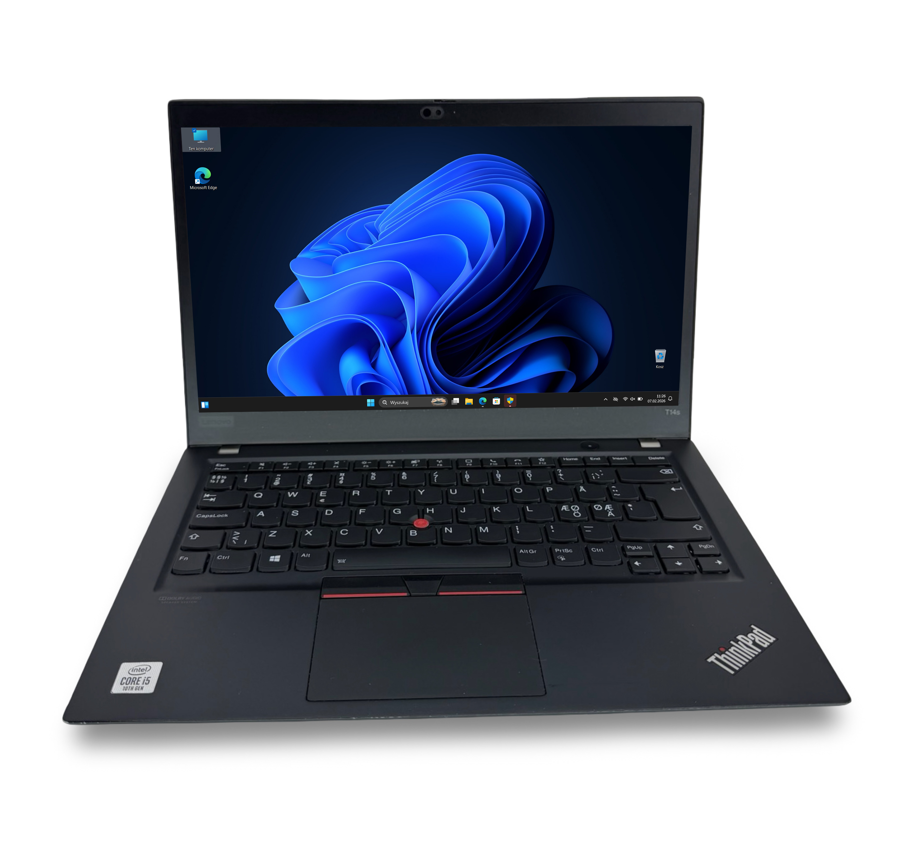 Lenovo ThinkPad T14s Gen 1 i5-10210U 16GB 256GB NVMe Windows 11 + AC Adapter image 2
