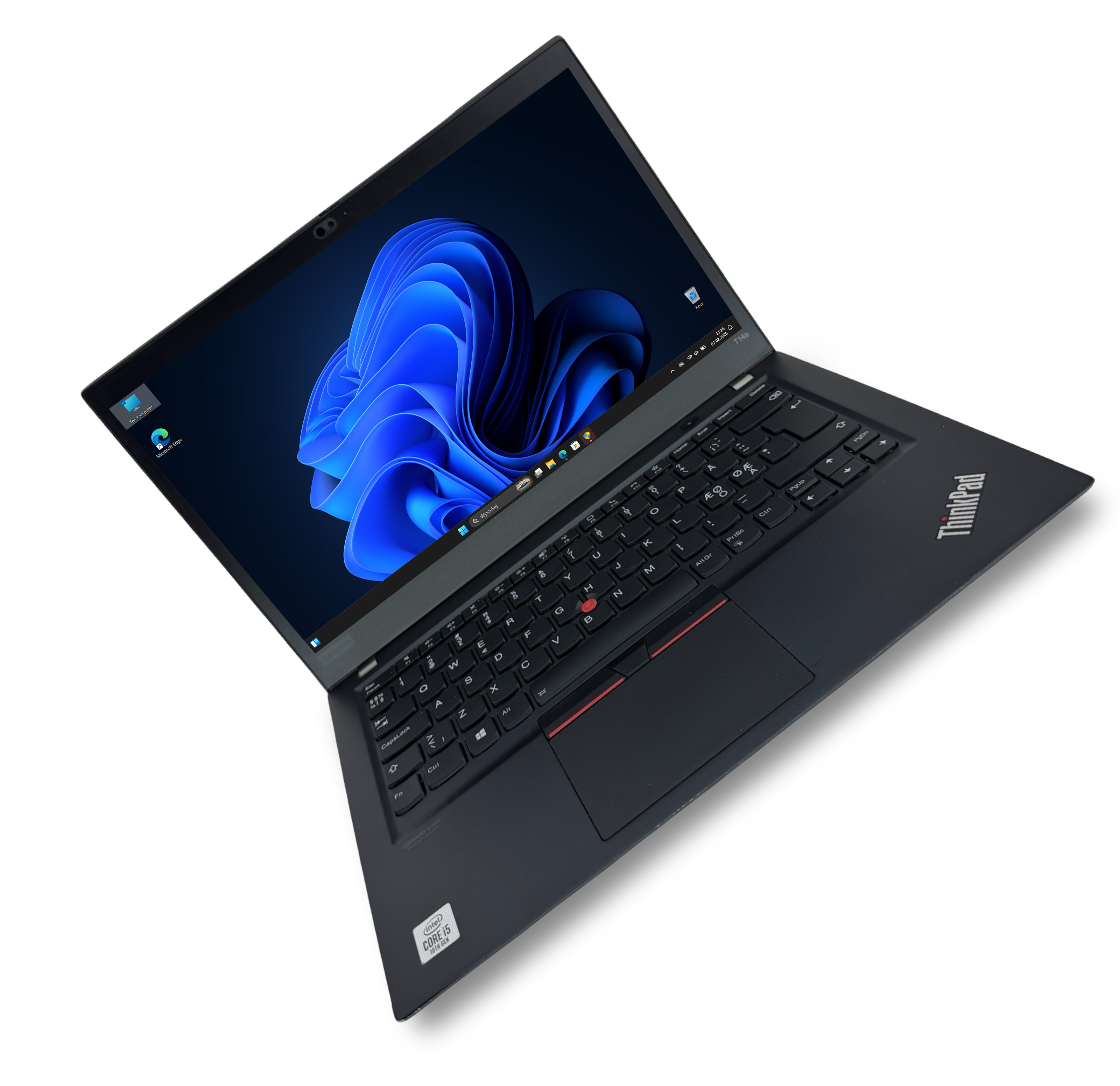 Lenovo ThinkPad T14s Gen 1 i5-10210U 16GB 256GB NVMe Windows 11 + AC Adapter