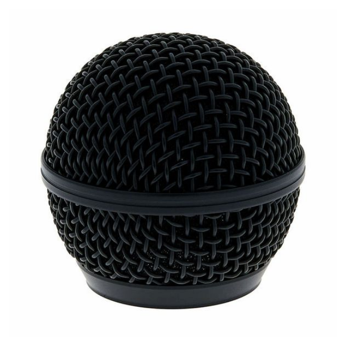 Siatka Grill Główka Sitko mikrofon Shure SM58 Czarny Black the t.bone