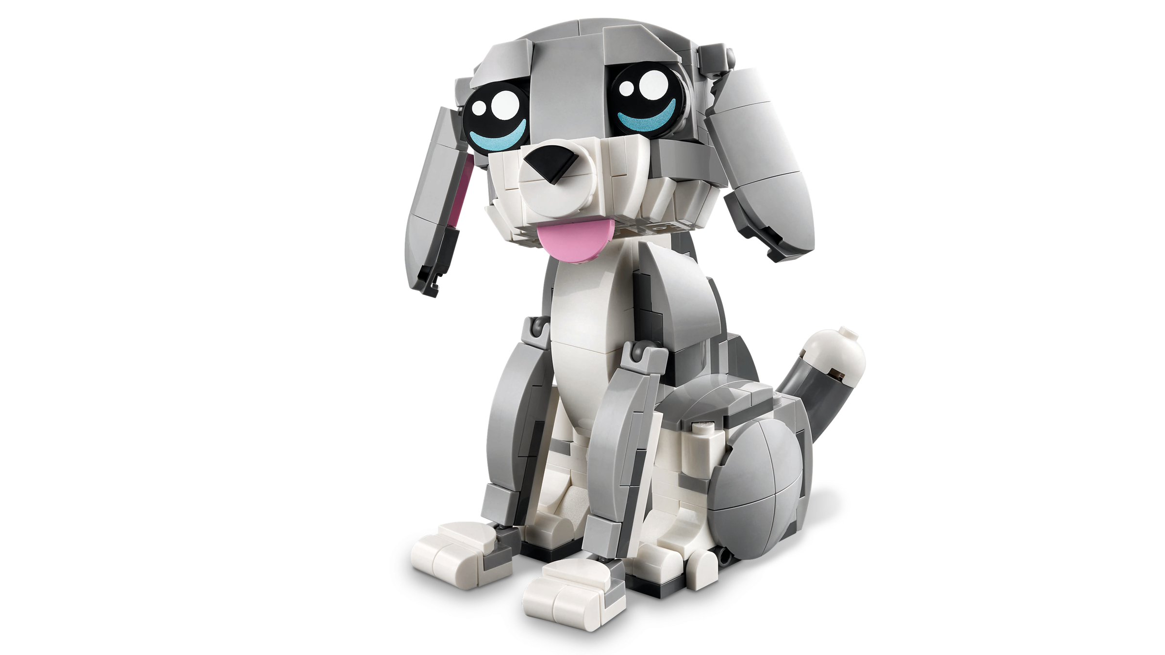 LEGO Creator 3w1 Psotny kot Ruchoma psa Uroczy gołąb 31163