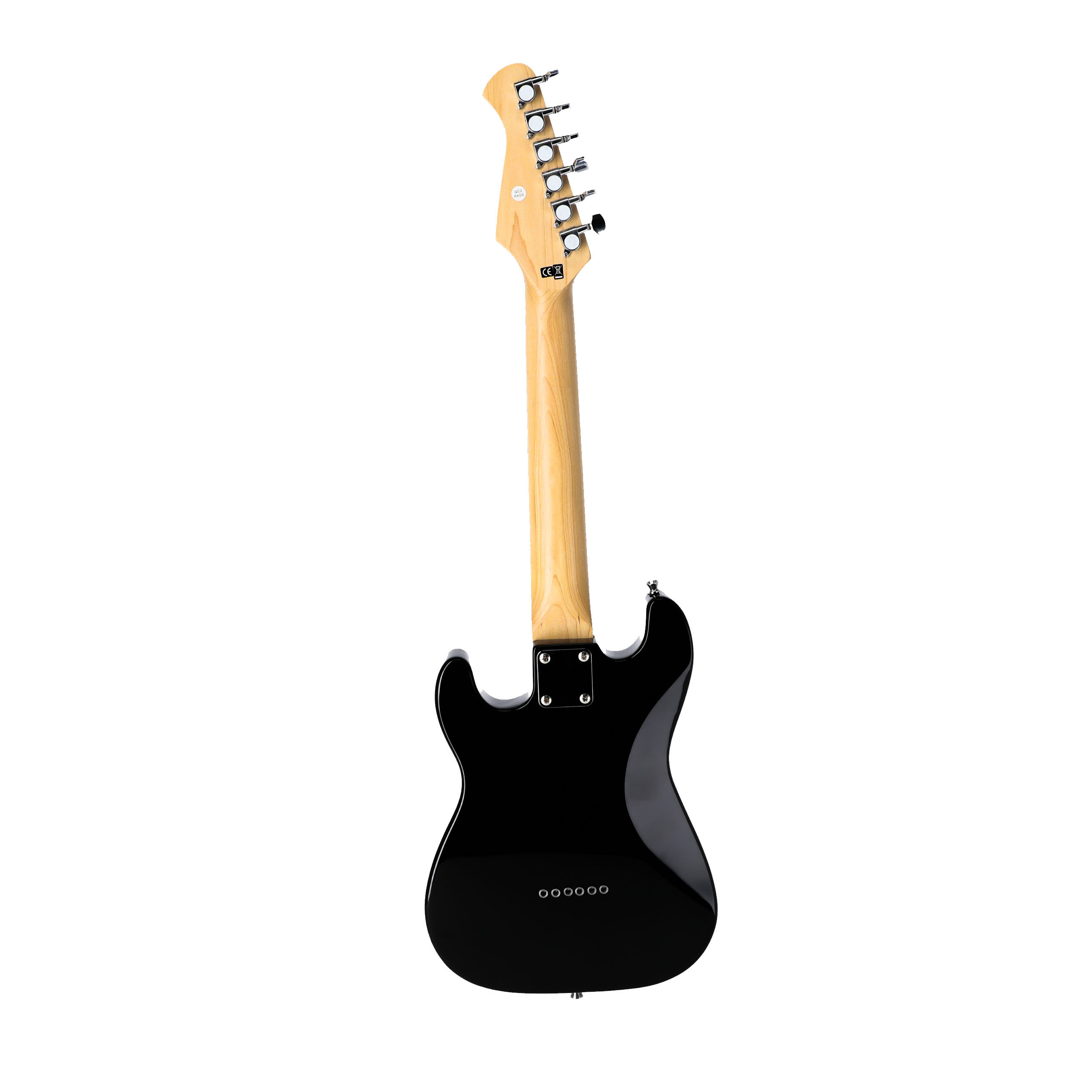 Gitara elektryczna 3/4 Harley Benton ST-Junior BK Wzmacniacz ZESTAW