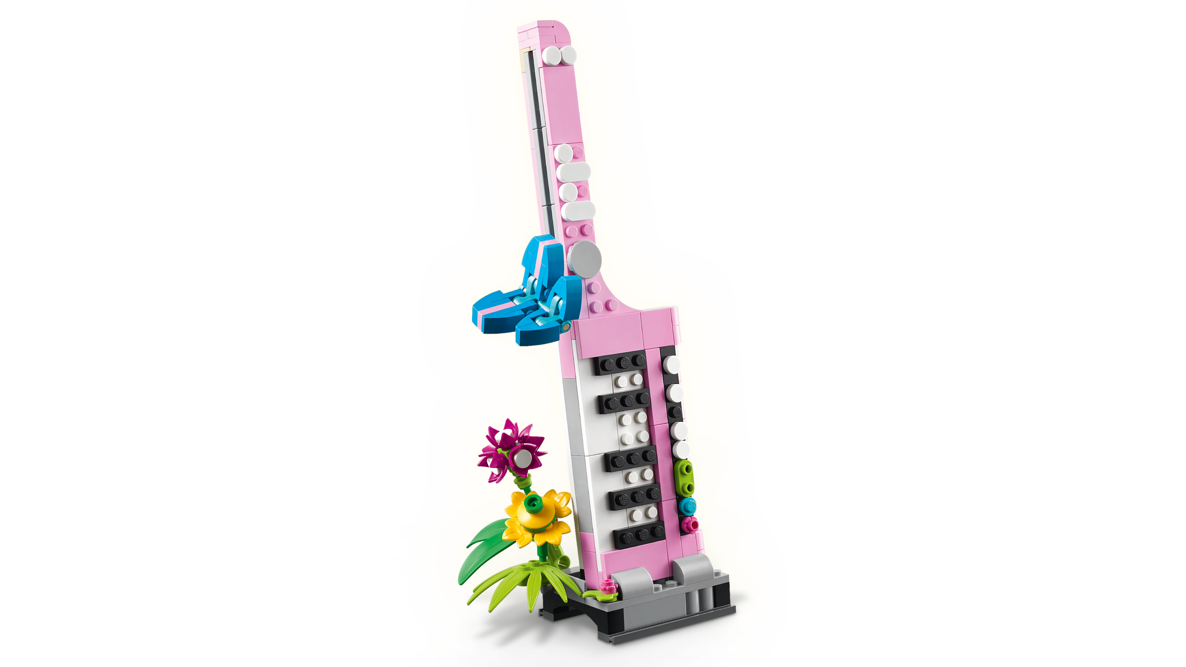LEGO Creator 3w1 Maszyna do pisania z kwiatami keytar doniczka 31169