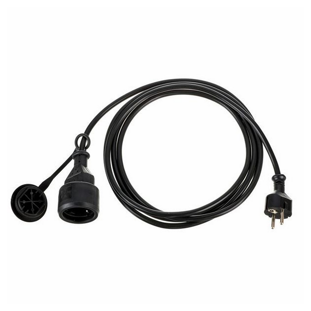 Kabel zasilający przedłużacz 3m oświetlenie nagłośnienie H05VV-F 1,5 mm²