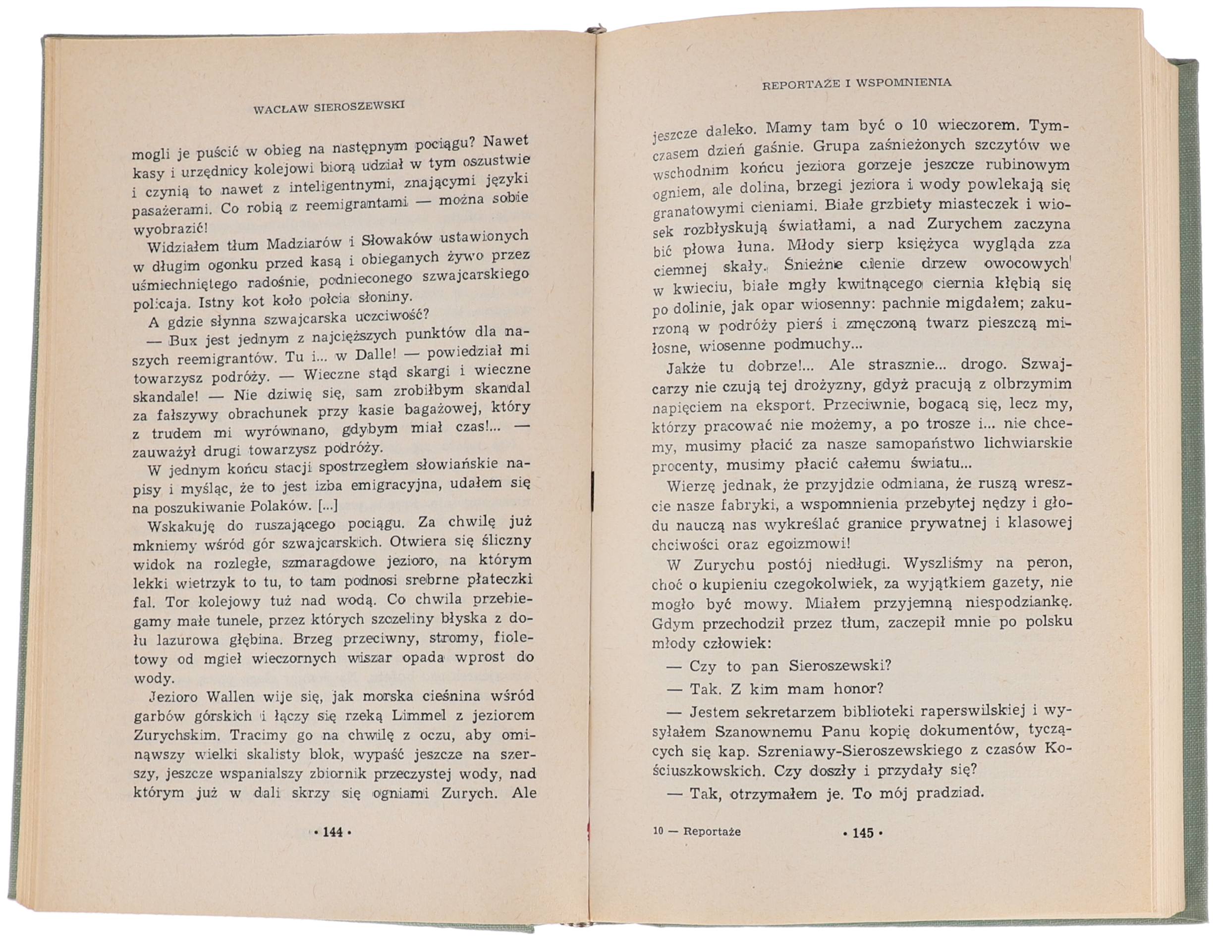 W.Sieroszewski Reportaże i wspomnienia Dzieła 1963