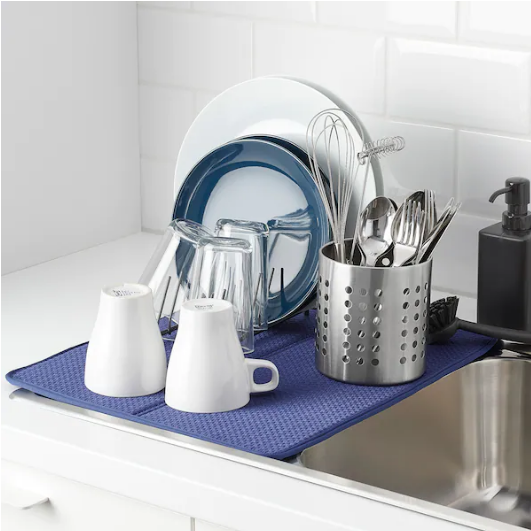 Pojemnik ociekacz na sztućce wys 13,5cm nierdzewny z podstawką IKEA ORDNING