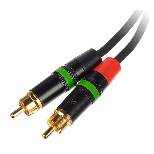 Kabel przewód audio sygnałowy 2x RCA Cinch Stereo 2 m Fun Generation CIN 2