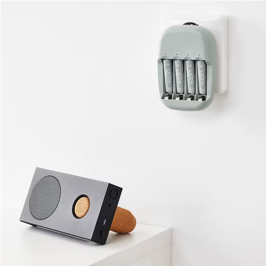 Cienkie paluszki akumulatorki baterie IKEA LADDA AAA R3 750mAH 16 szt.