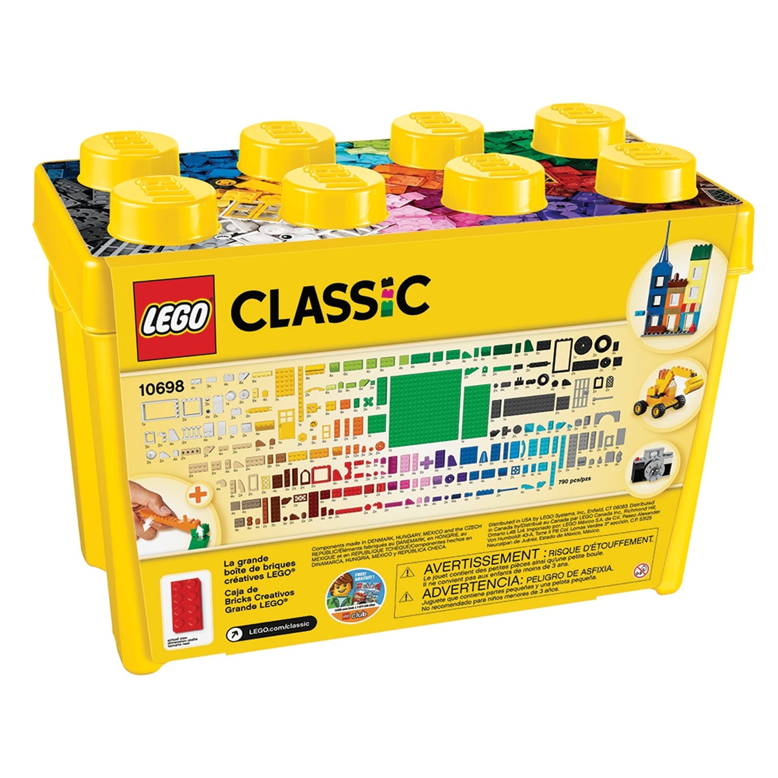LEGO Classic Kreatywne Klocki 10698 DUŻE pudełko 790 elementy