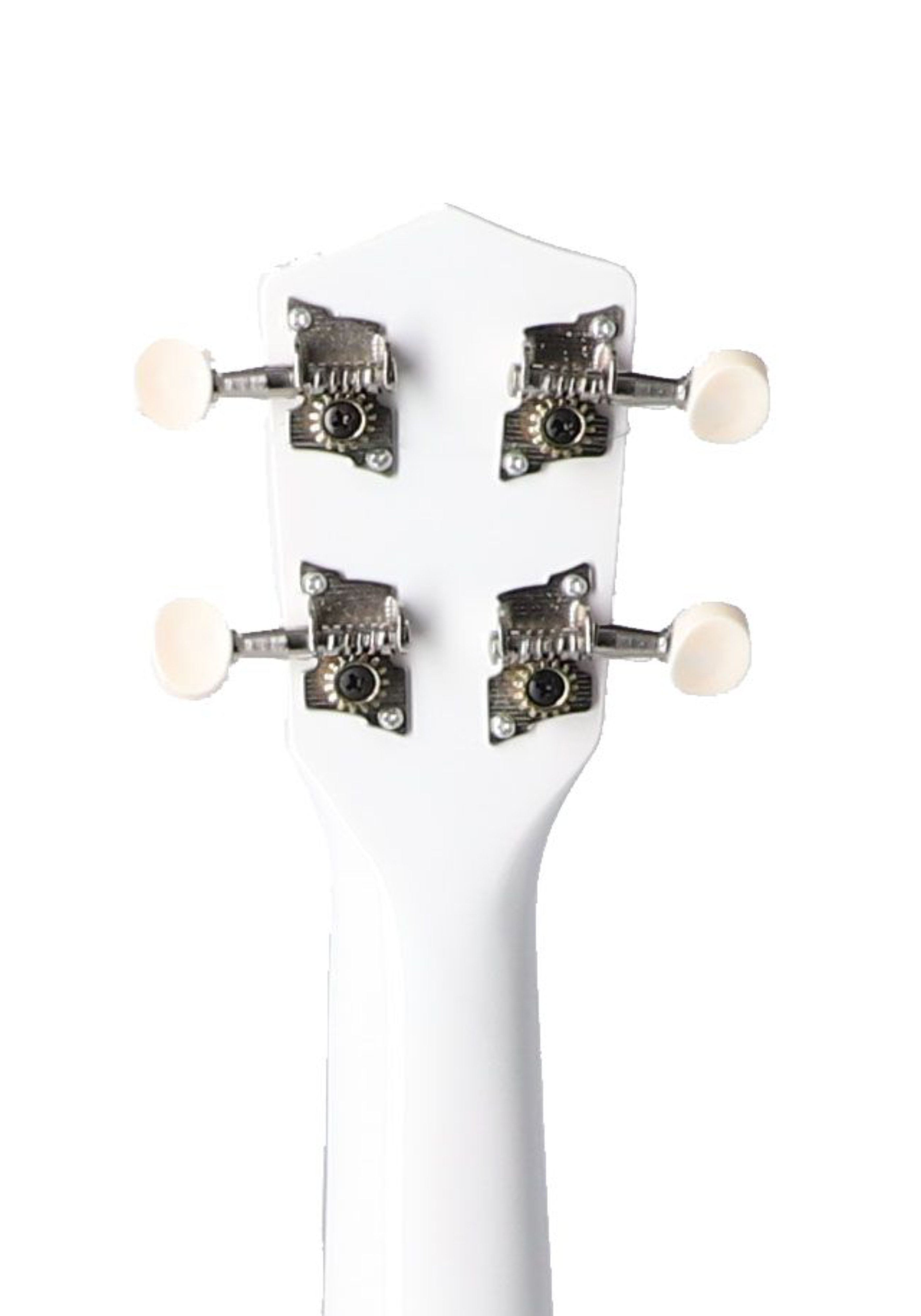 Ukulele sopranowe drewniane błyszczące UK-12 Białe z Pokrowcem ZESTAW