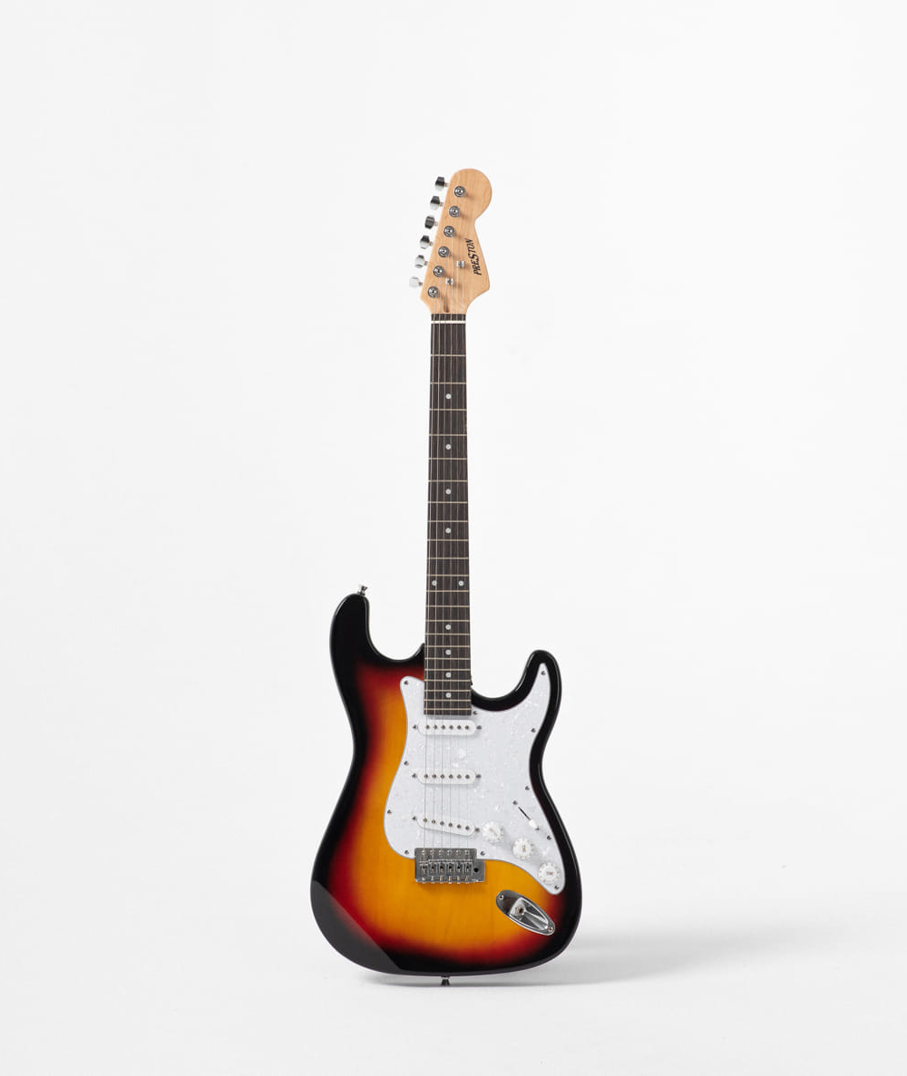 Gitara elektryczna Preston ST-10VS 4/4 SUNBURST Tremolo Kabel Pasek ZESTAW