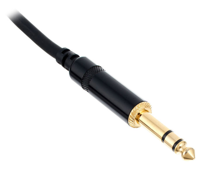 Kabel przewód audio sygnałowy Jack 6,3 mm stereo 3 m pozłacany pro snake