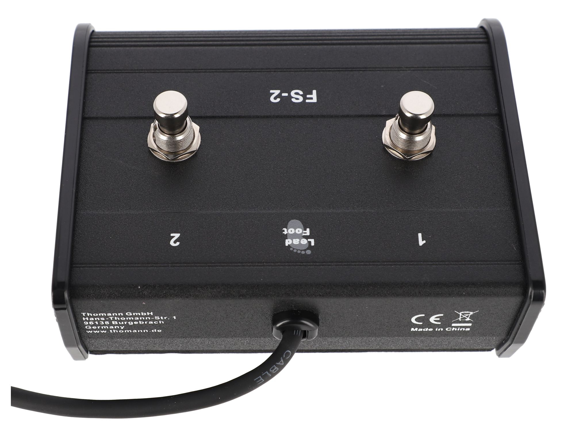 Podwójny przełącznik nożny pojedynczy Uniwersalny Lead Foot FS-2