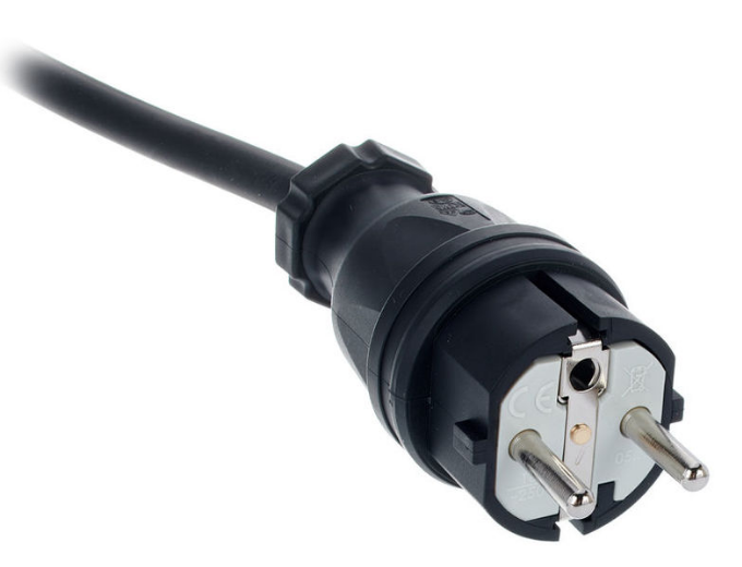 Kabel zasilający przedłużacz 3m oświetlenie nagłośnienie H07RN-F 1,5 mm²