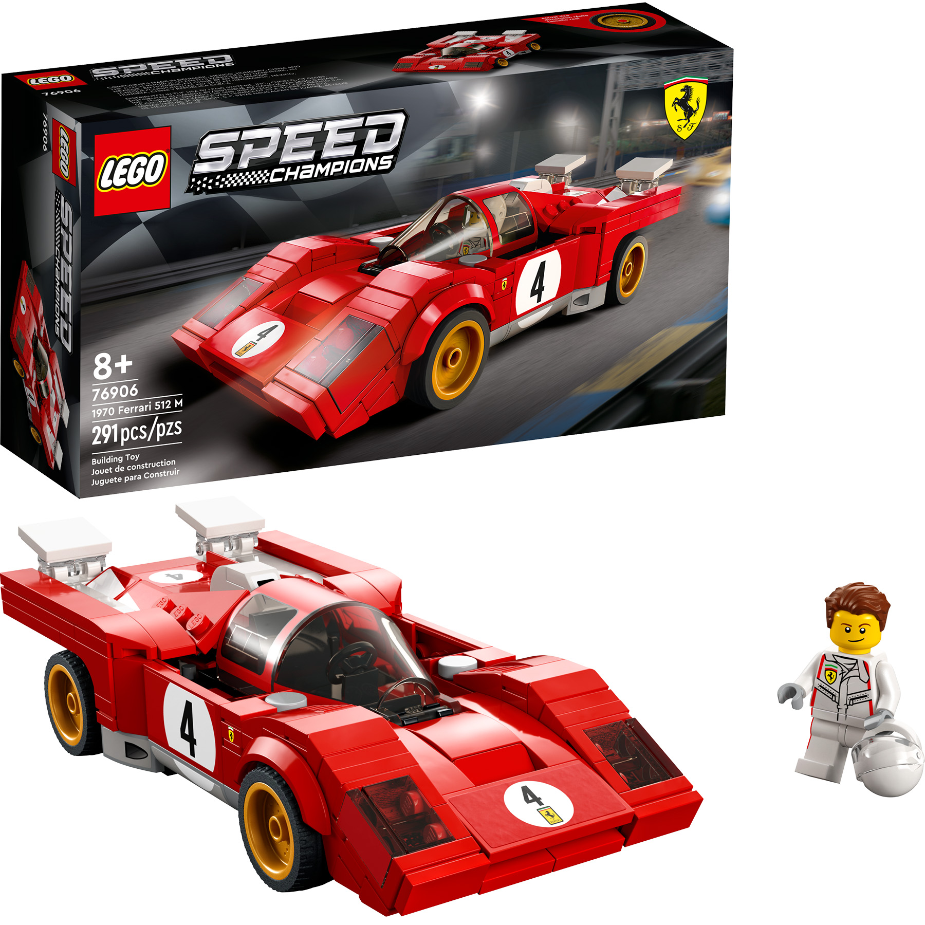 LEGO Speed Champions 1970 Ferrari 512 M Klasyczne Ferrari z lat 70. 76906