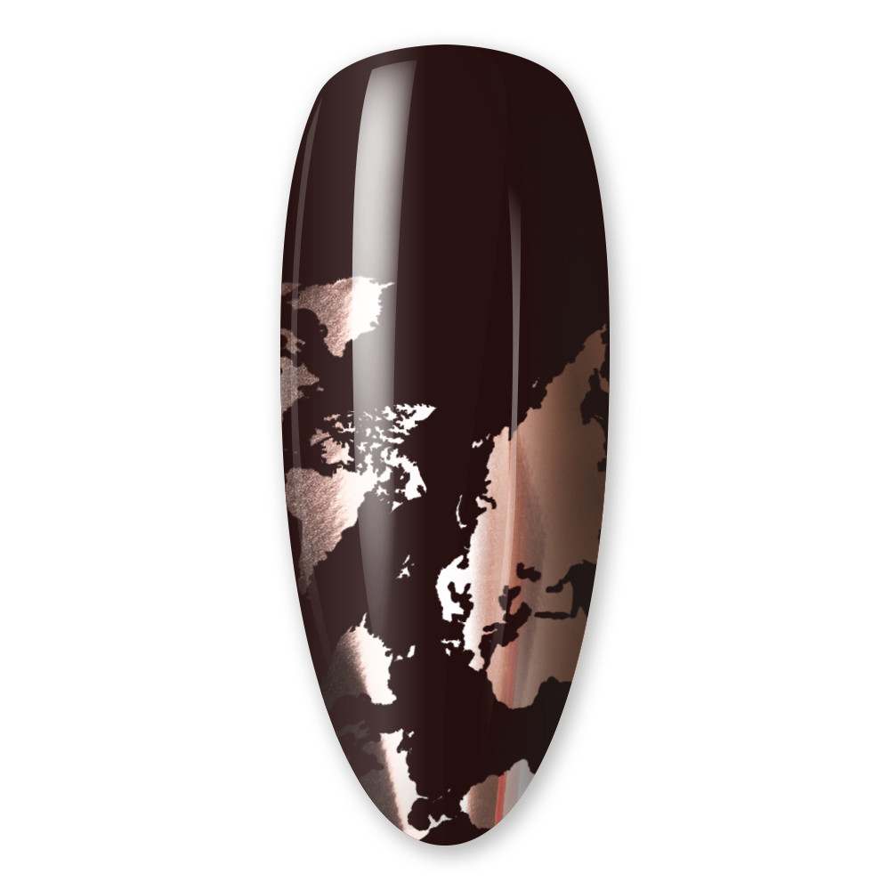 Folia transferowa metallic lustrzana różowe złoto 80 cm Molly Lac