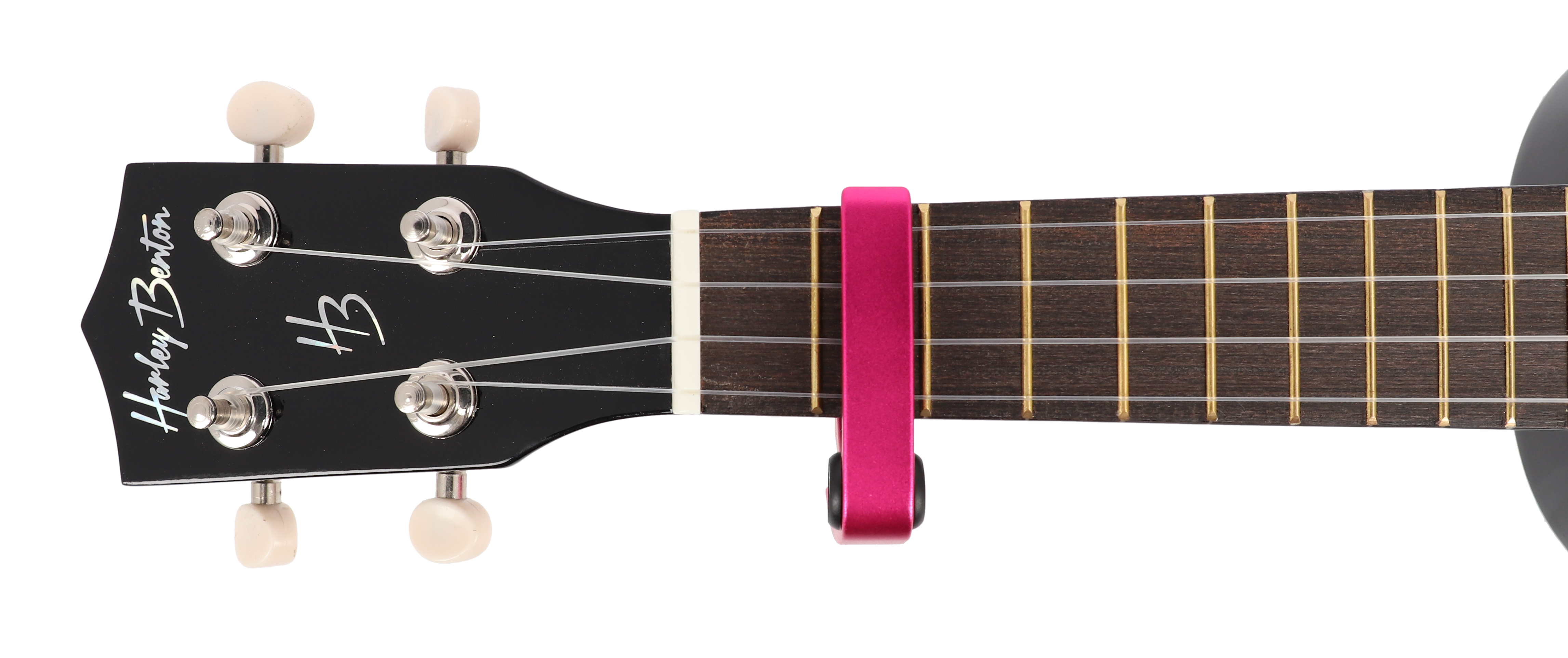 Kapodaster ukulele banjo JEREMI U20 Różowy